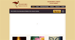 Desktop Screenshot of hakomiinstitute.com